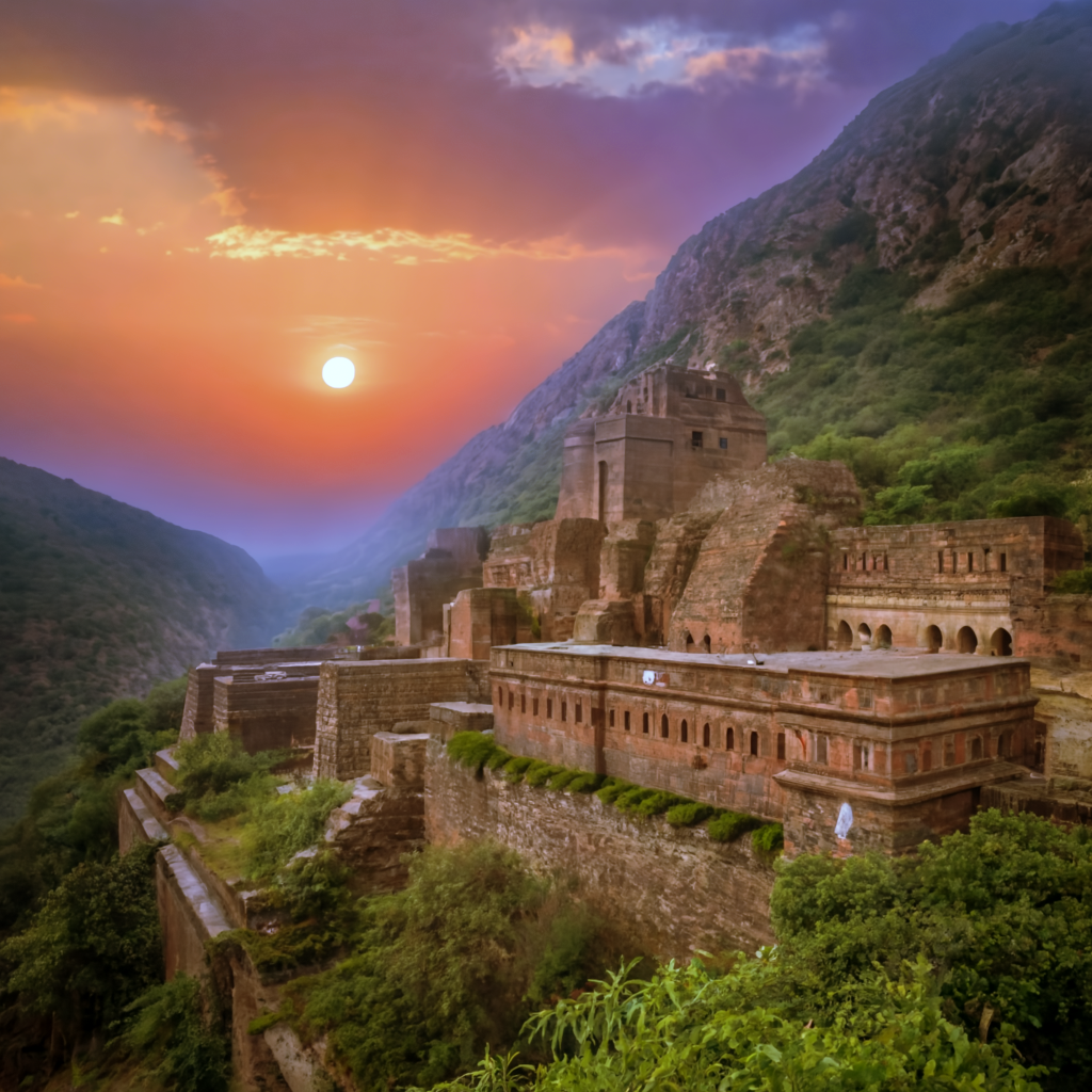 Benteng Bhangarh, India