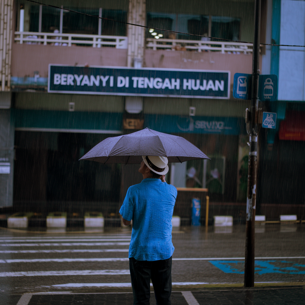 Bernyanyi di Tengah Hujan